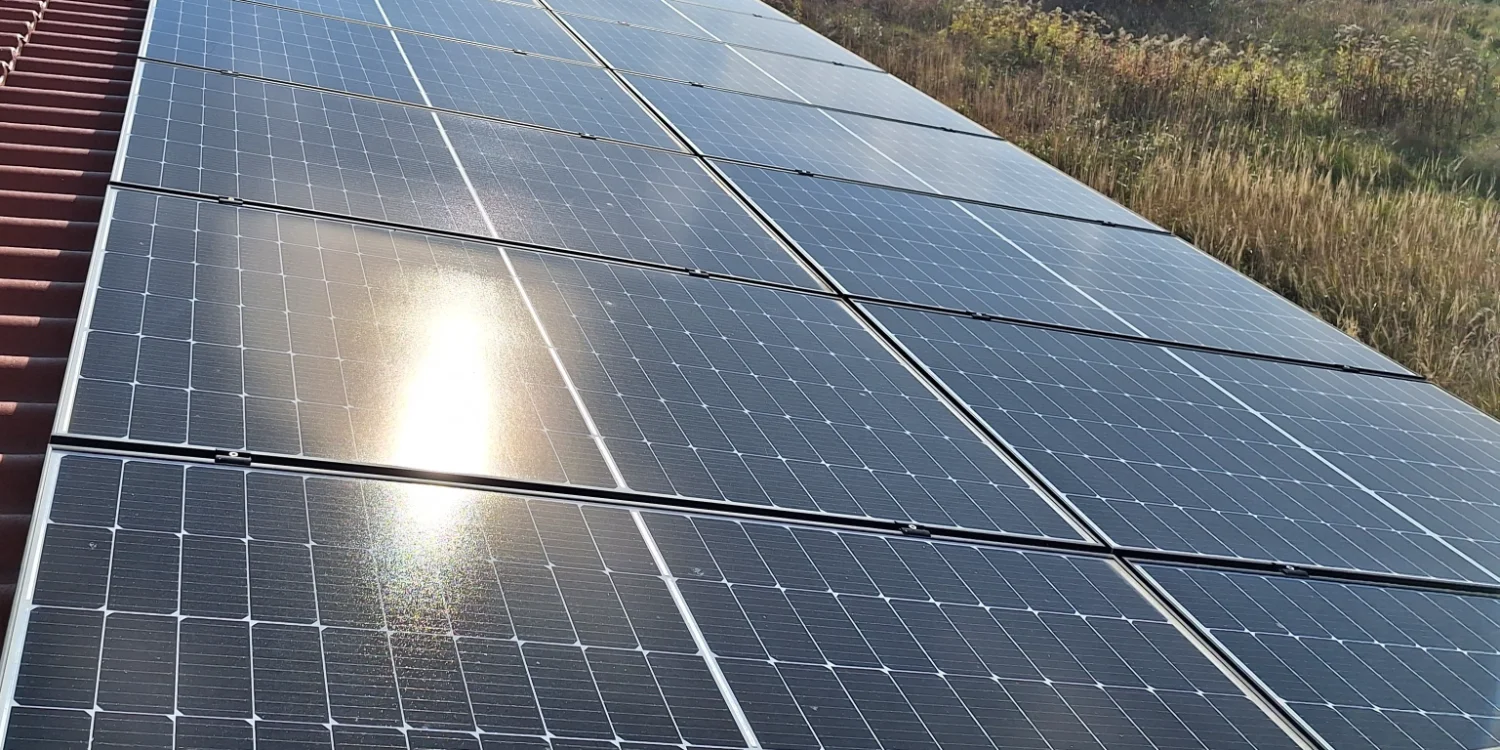 Photovoltaikanlage auf einem Dach